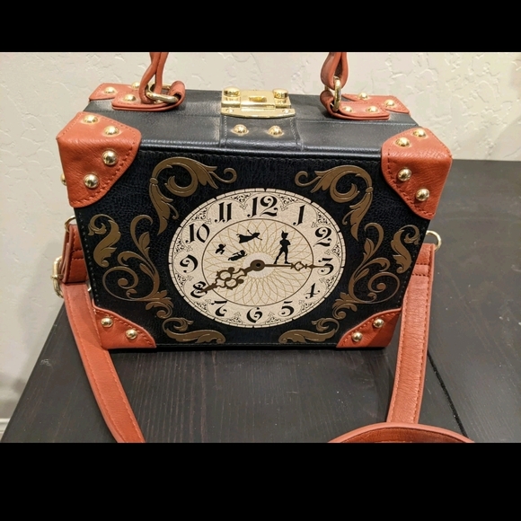 Loungefly Handbags - Loungefly Peter Pan ClockTrunk Crossbody Handbag/Very Rare